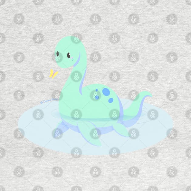 Kawaii fantasy animals - Nessie by SilveryDreams